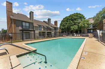 Swimming pools with sunning decks